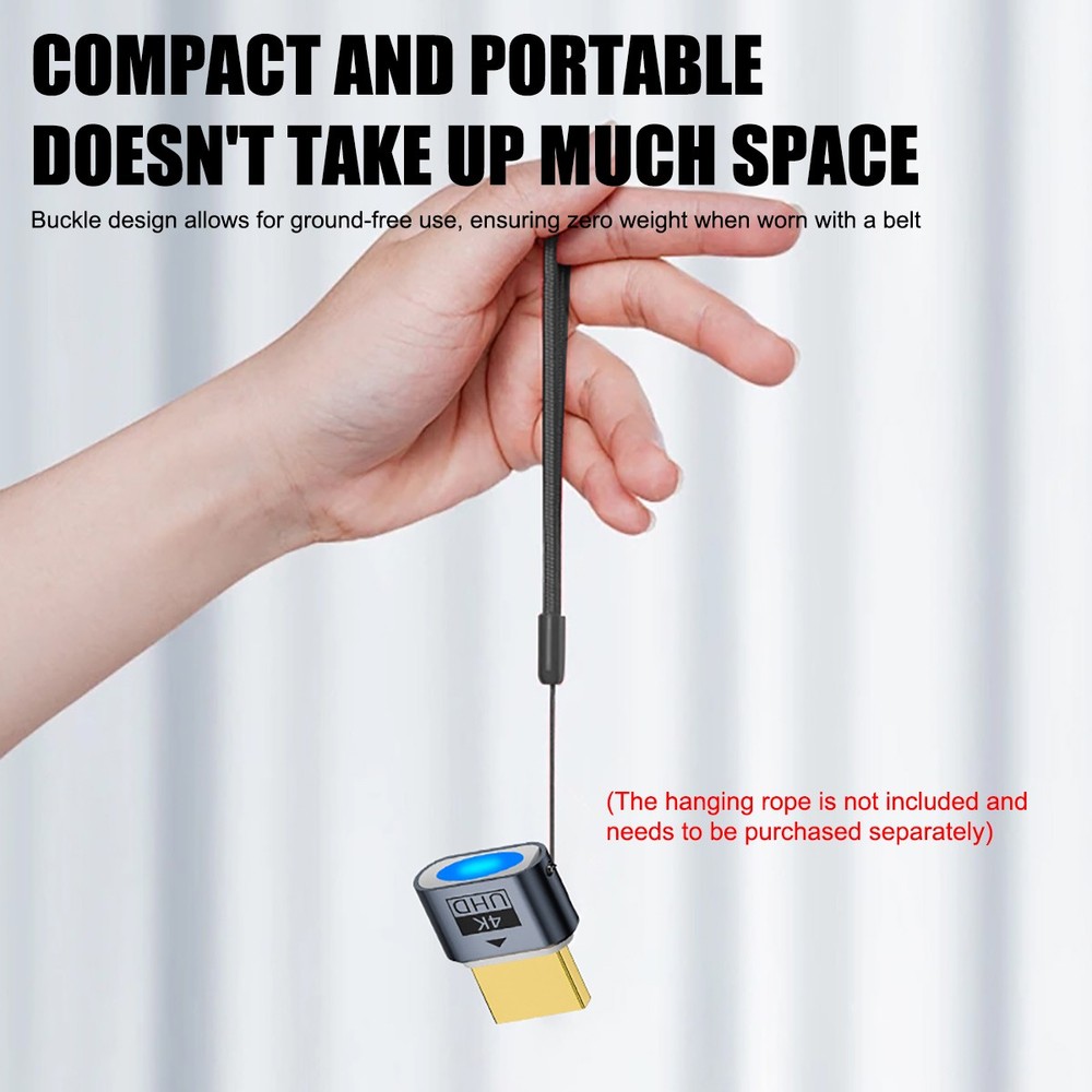 New HDMI Dummy Plug 4K 60Hz for Headless PC Mac Linux EDID Emulator Plug & Play