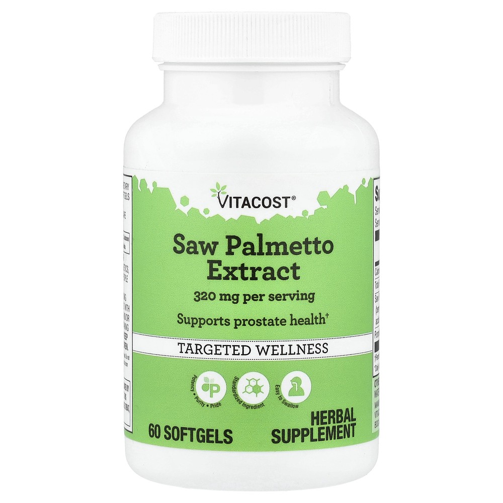 Saw Palmetto Extract, 60 Softgels