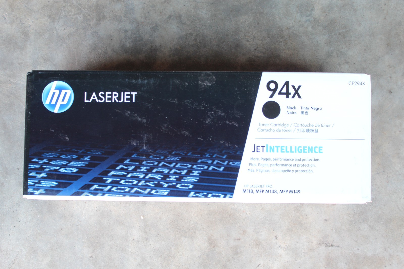 Lot of (2) HP 94X High Yield Black LaserJet Toner Cartridge CF294X NEW & SEALED