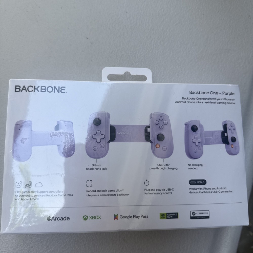 New Backbone One 2nd Gen (USB-C) Mobile Gaming Controller BB-51-P-PT
