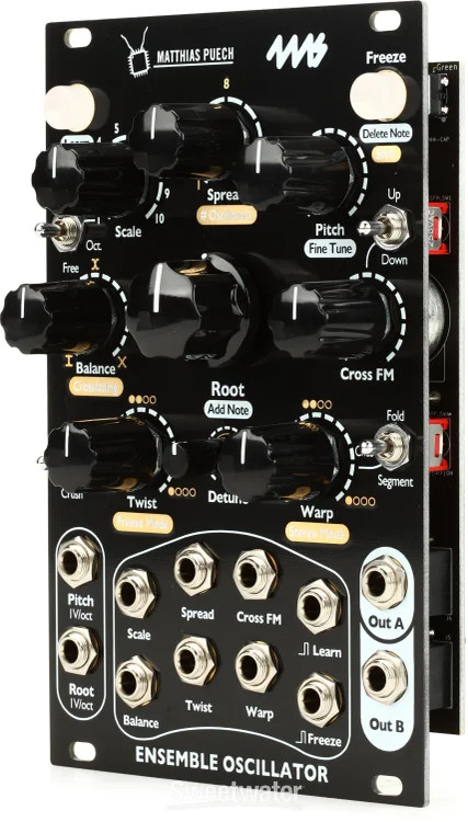 4ms Ensemble Oscillator Eurorack Module - Black