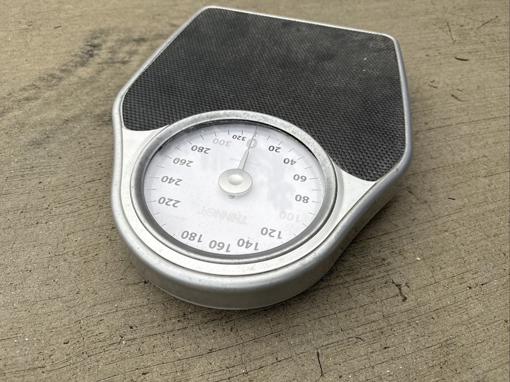 Thinner Extra-Large Dial Analog Precision Bathroom Scale, Analog Bath Scale