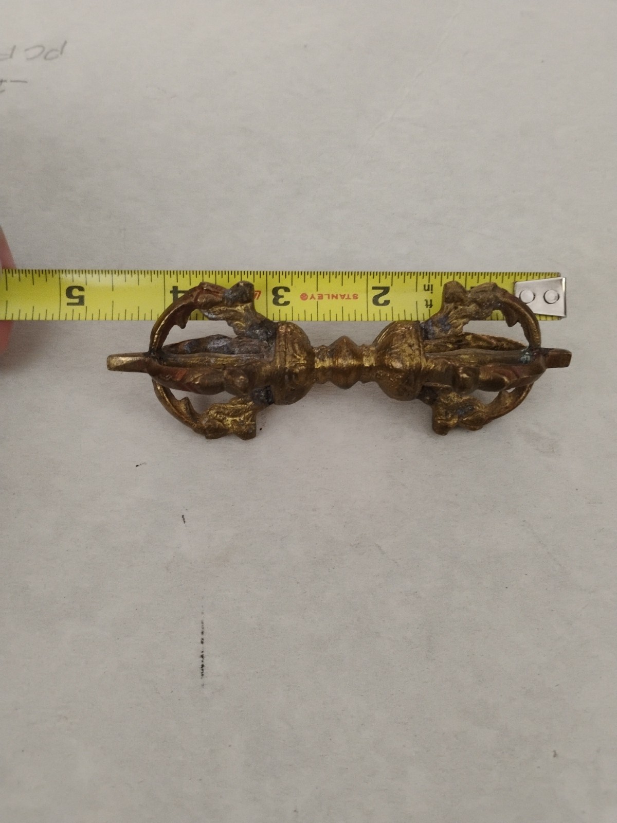 Antique Tibetan Bronze Dorje / Vajra c. 1890