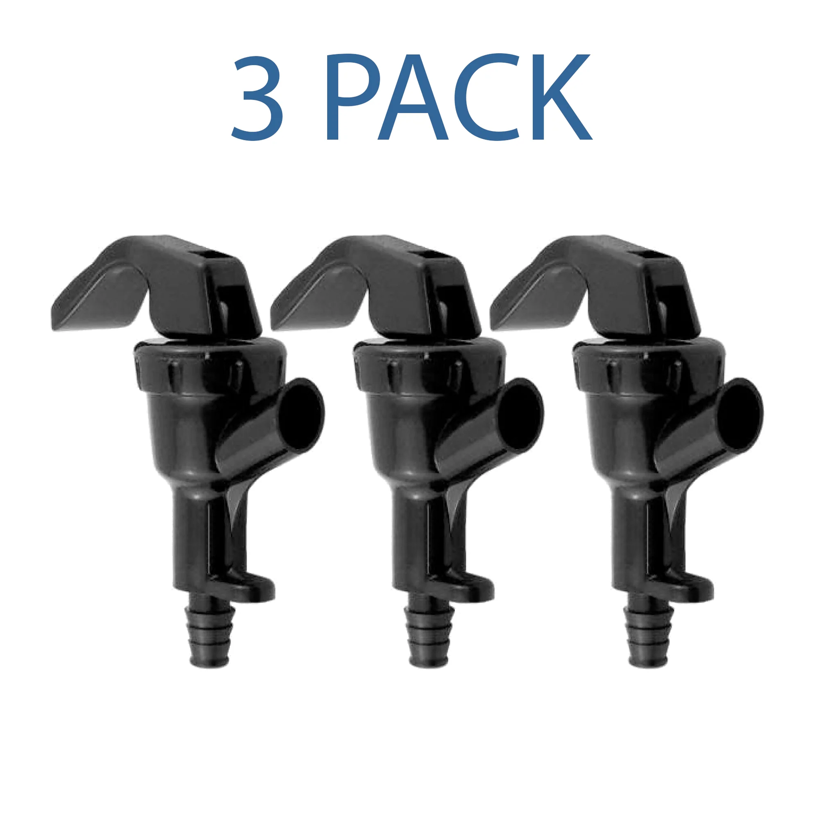 Black Cobra Picnic Beer Faucet for Portable Draft Beer Dispensing 3 PACK