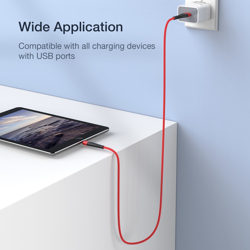 3/6/10FT Fast Charge USB Charger Cord & Data Sync Cable For iPhone Type C USB C