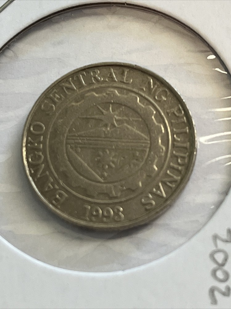 2002 Philippines 1 Piso Coin