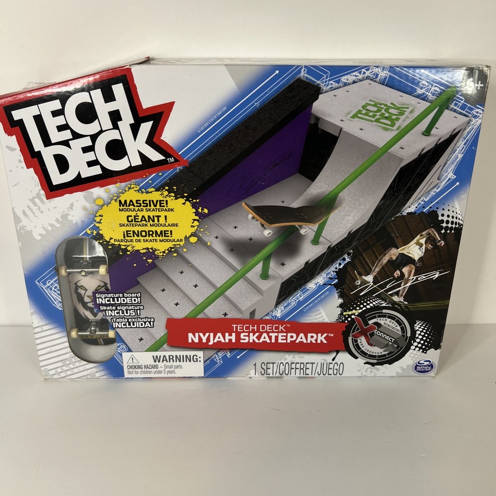Spin Master Tech Deck X-Connect Nyjah Skatepark USA Seller