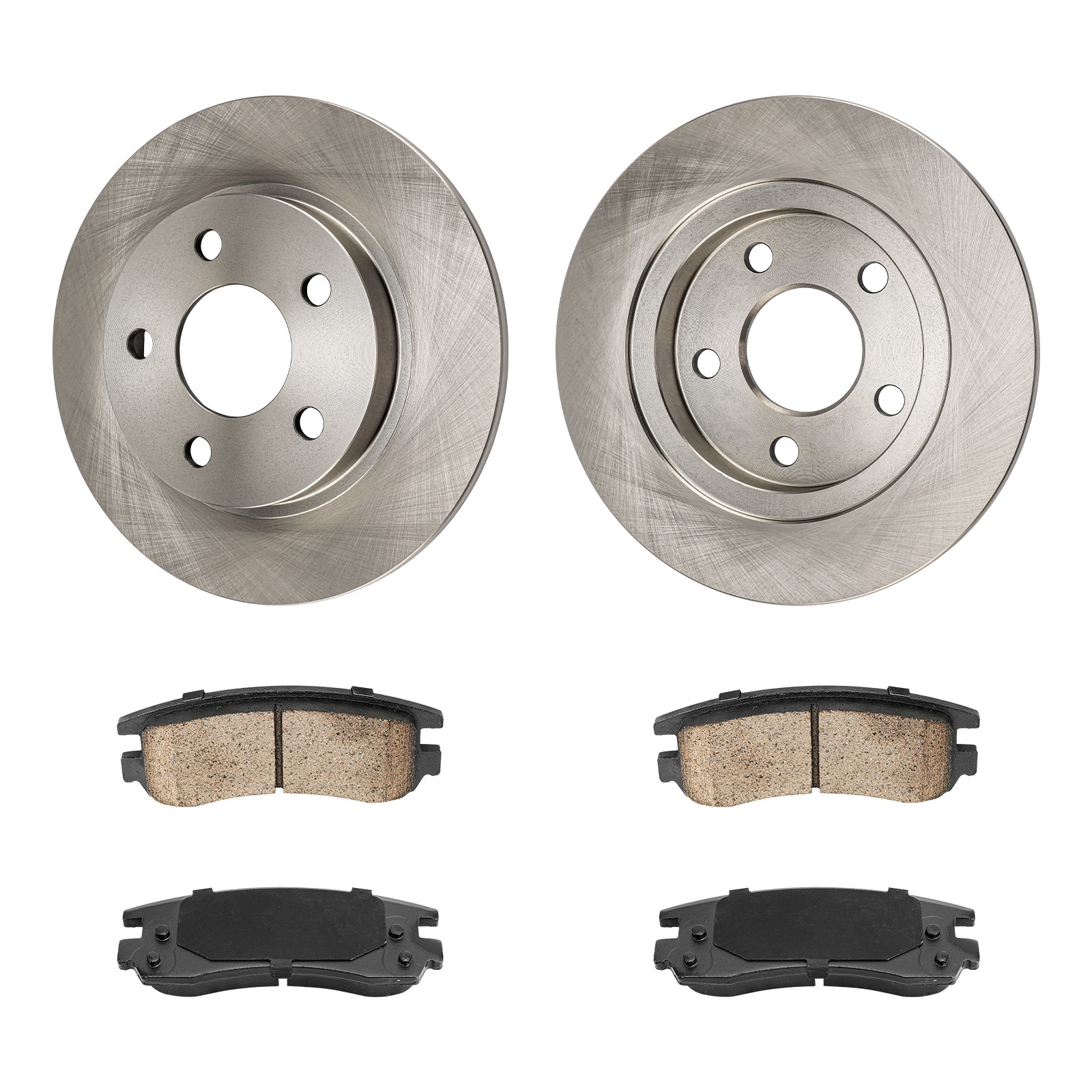 Rear Ceramic Brake Pads & Rotors For 2000-05 Buick LeSabre Pontiac Bonneville