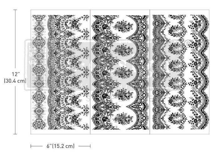 Re-Design with Prima, Mini Rub-on Transfers, 3 sheets, 6″x12″