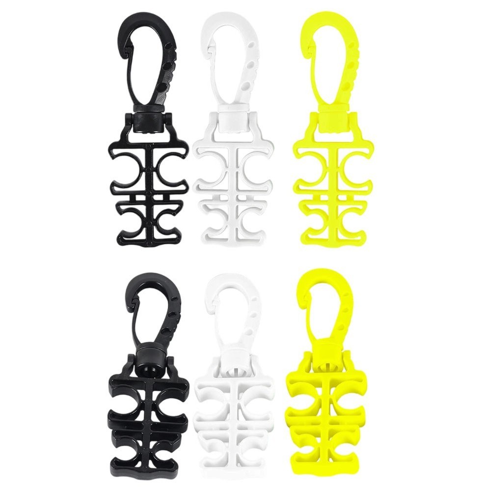 Scuba Hose Holder Clip for Second Stage For BCD Regulator Quick-Release 4-Hole