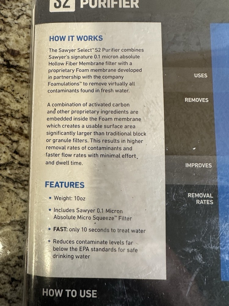 Sawyer Select S2 Foam Filter Purifier