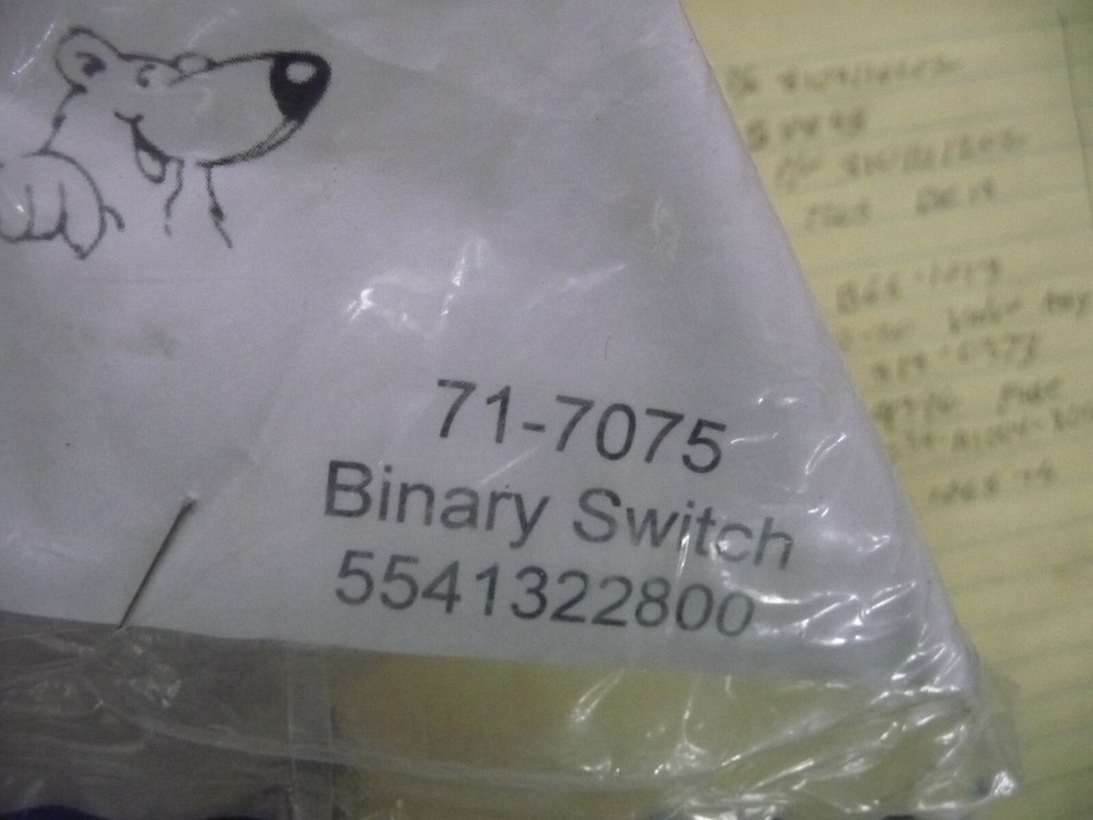 71-7075 Binary Pressure Switch for Caterpillar Prentice 71R7075