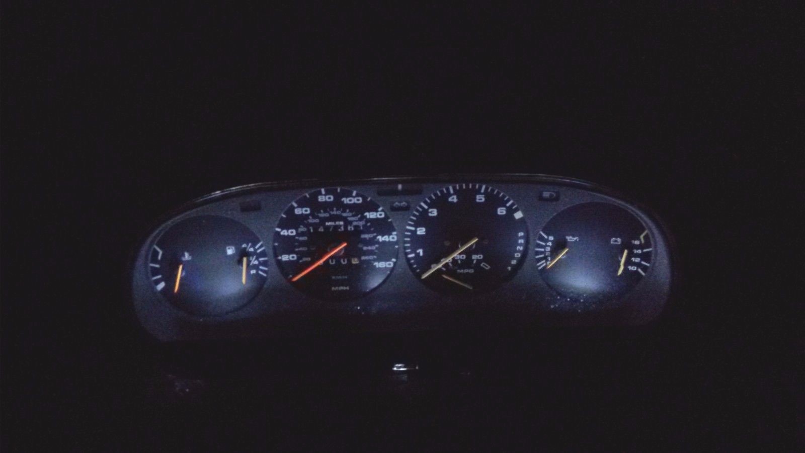 Porsche 951 944 968 instrument cluster LED lighting FIX KIT.