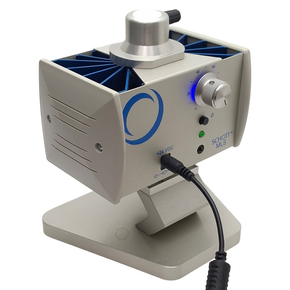 Schott 1308378 A20400/6000 MLS Microscopy LED Light Source, White, ø18mm, 24VDC