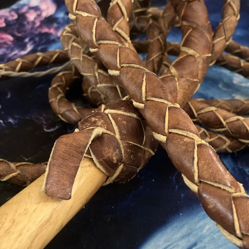 Swivel Handle Bull Whip 10 Ft