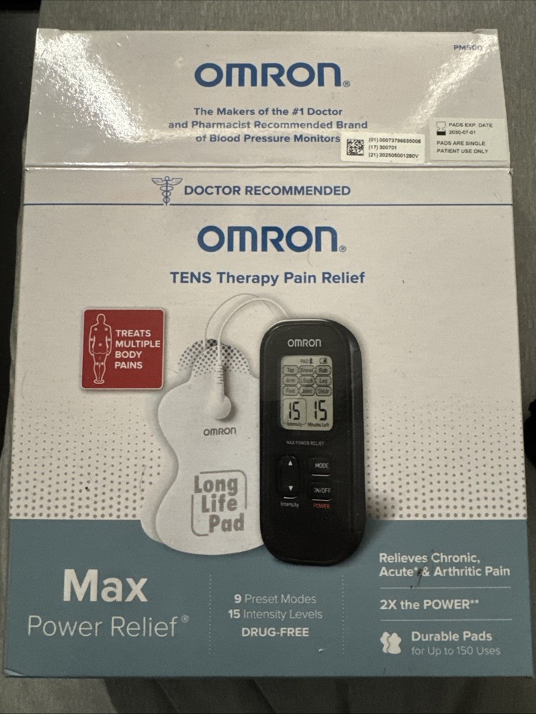 Omron PM500 Max Power Relief TENS Device