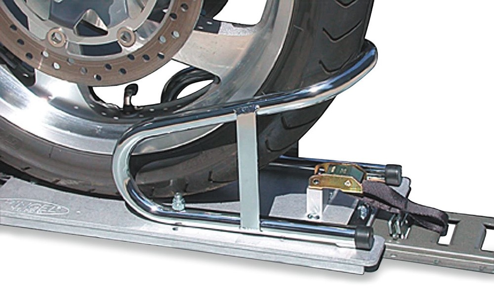 Pingel Chrome 6 1/2" E-Track Chock For Floor Mount (WC65EF)