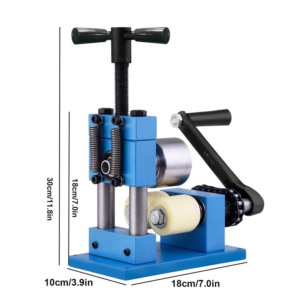 Hand Crank Ring Bracelet Press Bending Machine Making Tool Jewelry Ring Bender