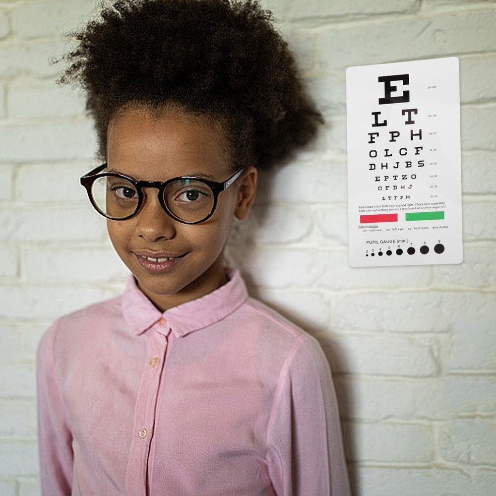 Vision Test Chart for School Screening Device Optometry Equipment Poster