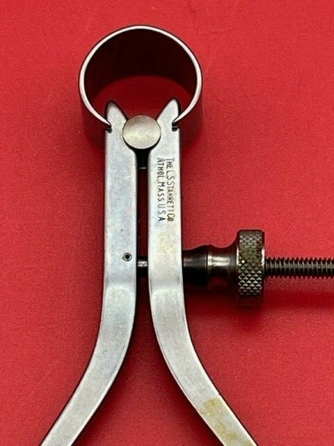 Starrett 75A-3 Fay Spring Type Outside Caliper, Solid Nut 3" IN STOCK