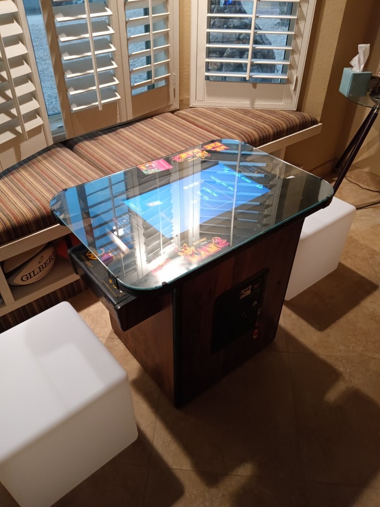 MS PAC-MAN ARCADE MACHINE COCKTAIL TABLE