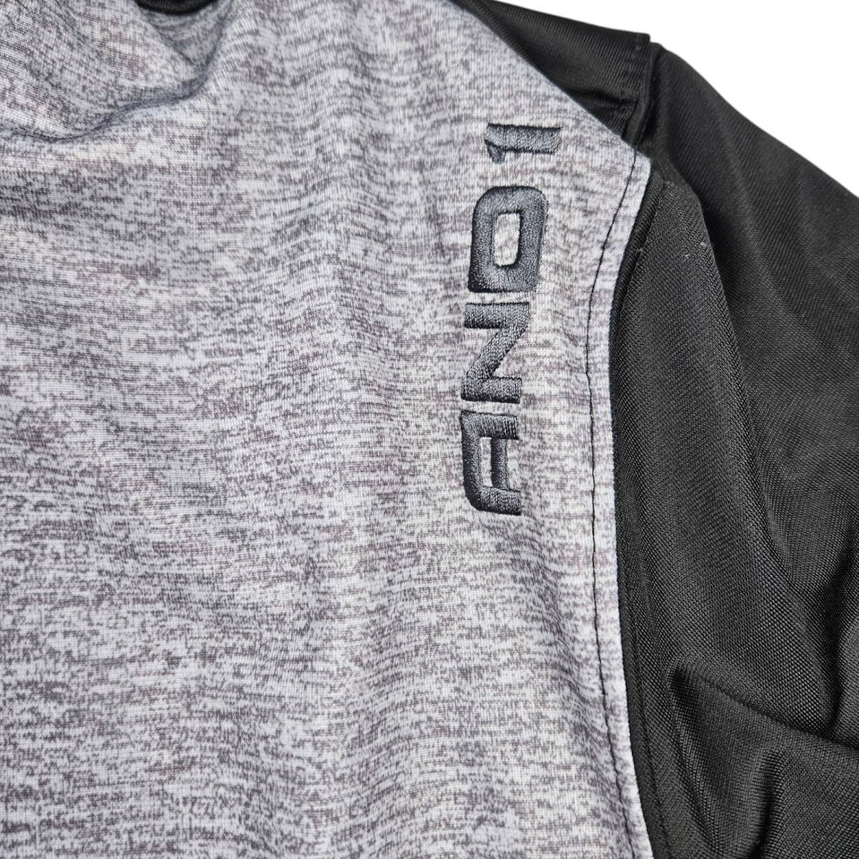 And1 Men's Full Zip Basketball Track Jacket Large Black Gray