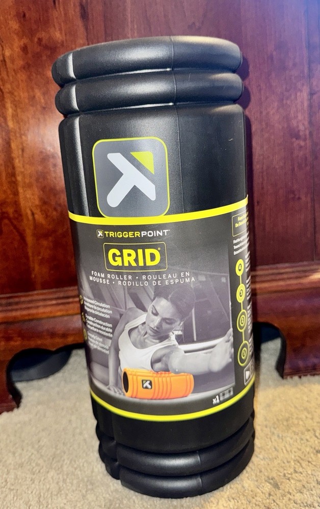TRIGGERPOINT GRID 1.0 FOAM ROLLER BLACK/GREEN