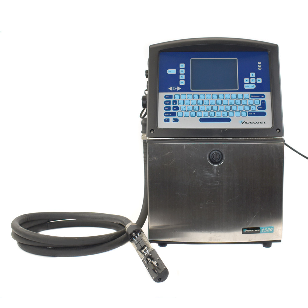 VideoJet 1520 Continuous Inkjet Printer Coding QR Code Machine 392095-202-01