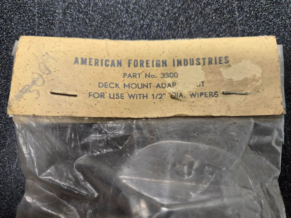AMERICAN FOREIGN INDUSTRIES 33000 DECK MOUNT ADAPTER KIT