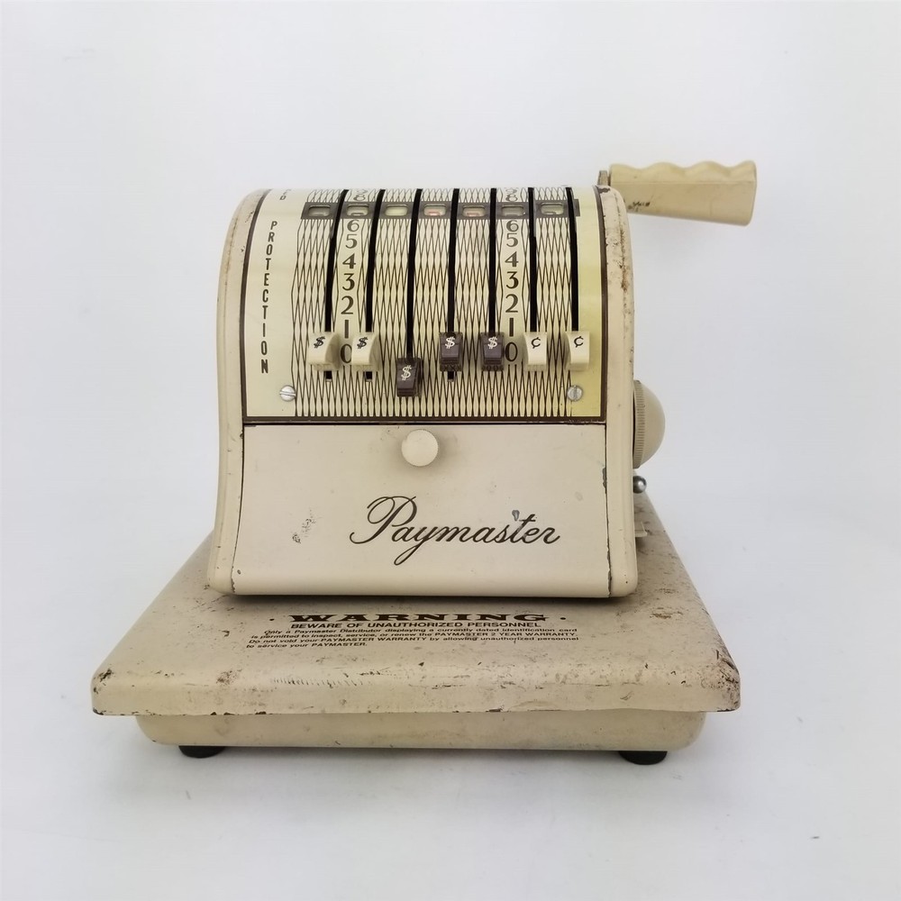 Paymaster S-1000 Series Writter Check Writter Machine