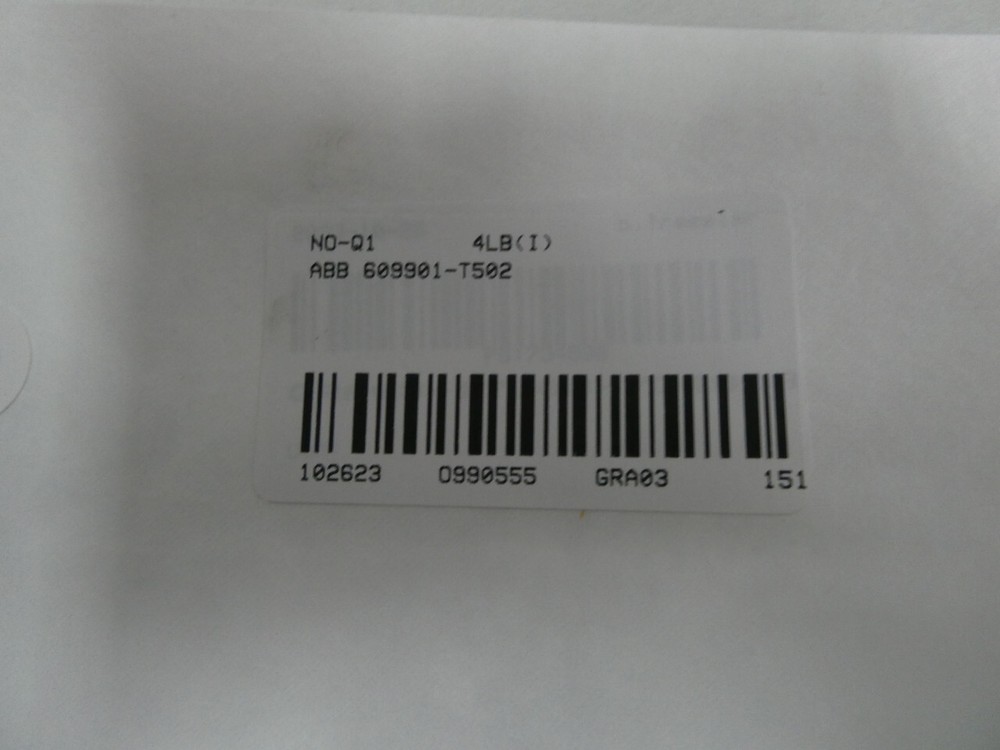 Abb SS5 609901-T502 Power Shield Solid State Trip Unit
