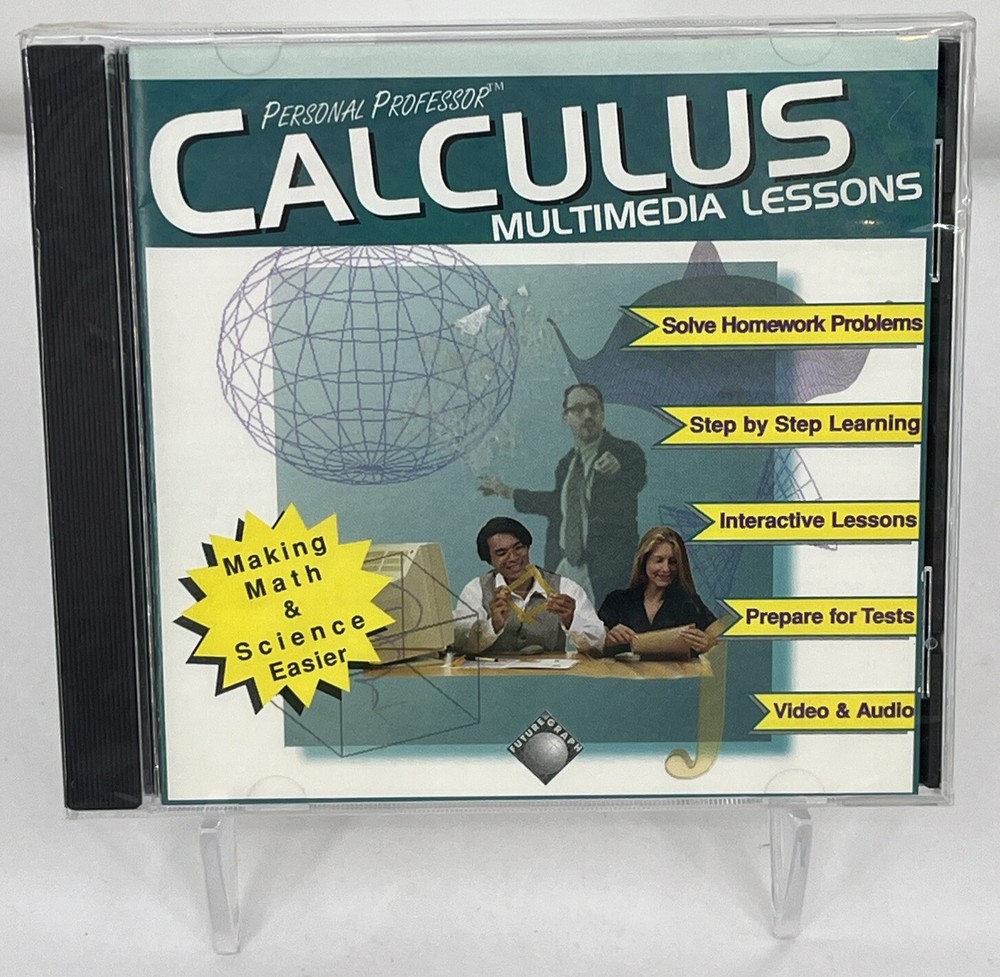 Personal Professor : Calculus Multimedia Lessons (Sealed CD-ROM, 1997)