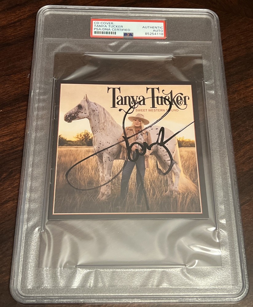 Tanya Tucker Signed cd Booklet PSA!!