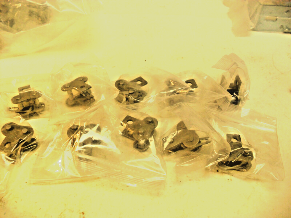 QTY 10 - #50 Chain Double Tab Attachment Link Link