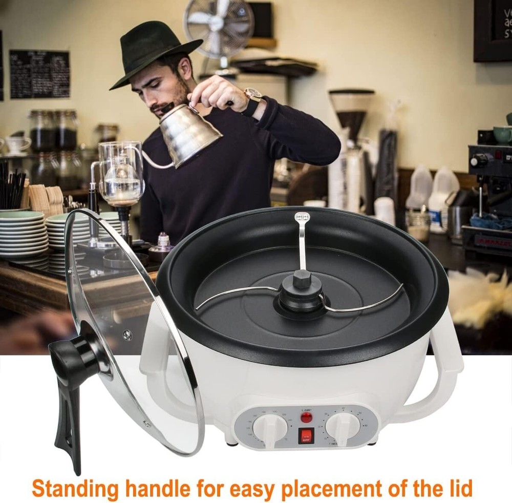 Multi-Function Coffee Bean Roaster: Roast Peanuts, Chestnuts & More, 110V 1200W