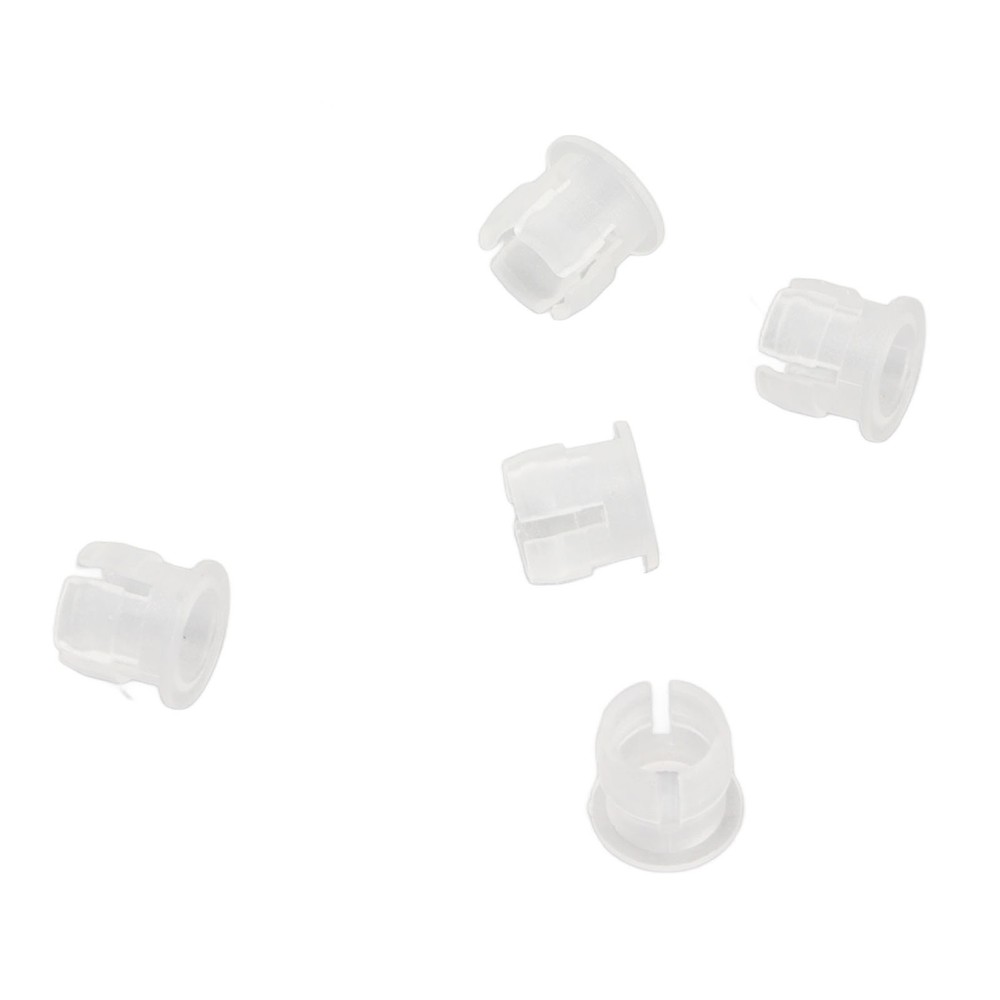 200PCS 5mm LED Holders Flat Buckle Light Emitting Diode Clips Plastic New