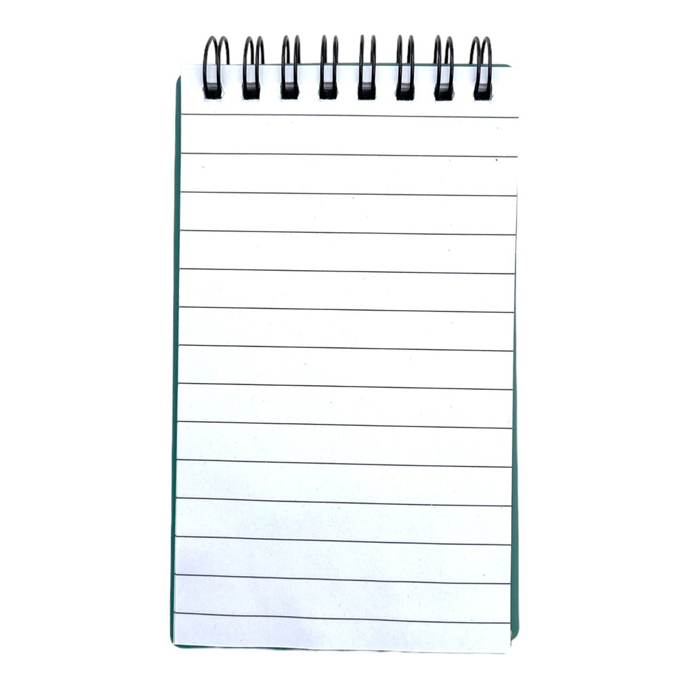 3 PACK Mini Spiral Notepads Sticky Notes Color Tabs Lined Ruled Wirebound 3x5