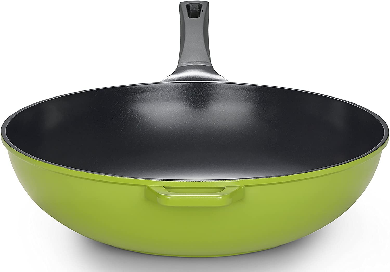 Green Earth Wok by Ozeri Ceramic Non-Stick [3 color options] [12in & 14in sizes]