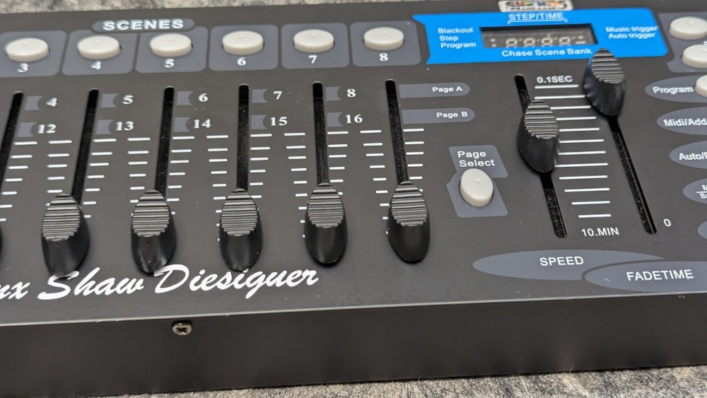 SHEDS DMX512 Controller DMX Lighting Controller DMX 192 Stage Light Controller