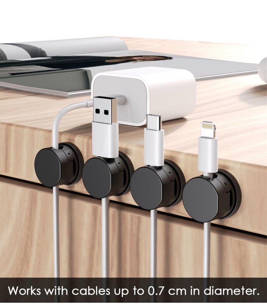 12 Pack Magnetic Cable Clips