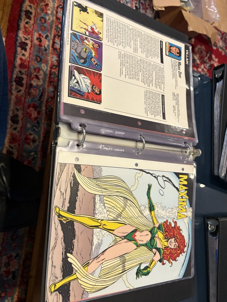 Comic Book Bio Binders