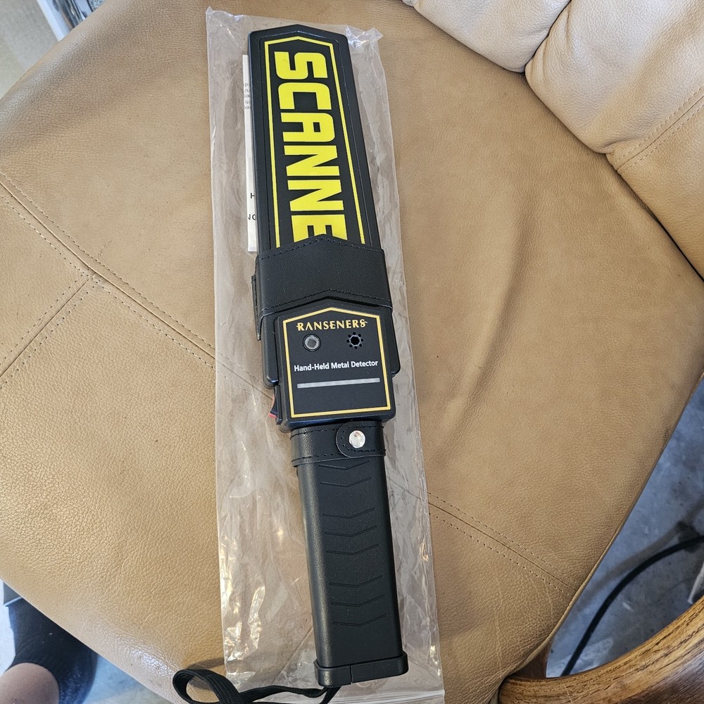 Handheld Metal Detector Wand Security Scanner High Sensitivity Compact