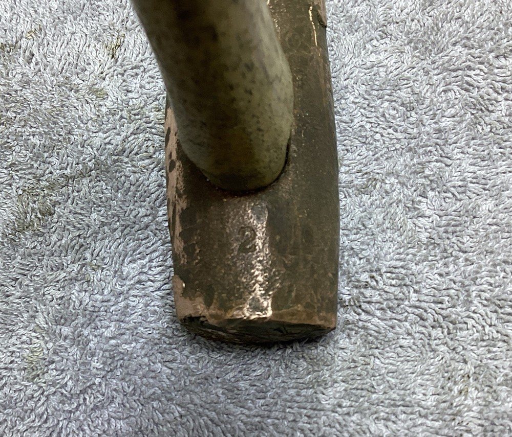 TEMCO NO.2 COPPER HAMMER WITH HICKORY HANDLE