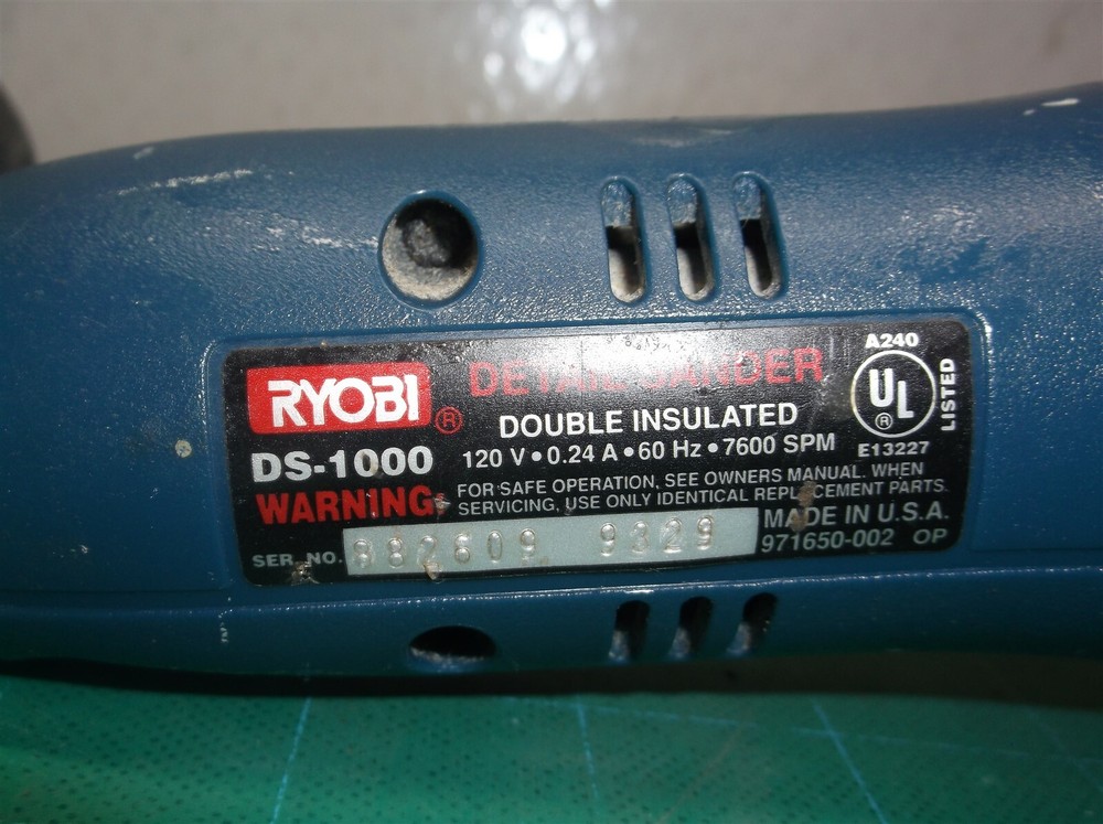 Ryobi DS1000 Detail Sander