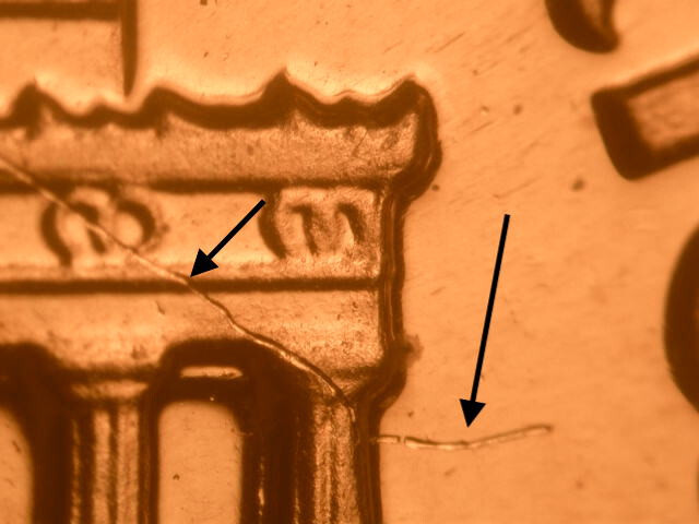 1960 Gem Proof Struck Thru Thread on Reverse Lincoln Cent MUST SEE!!