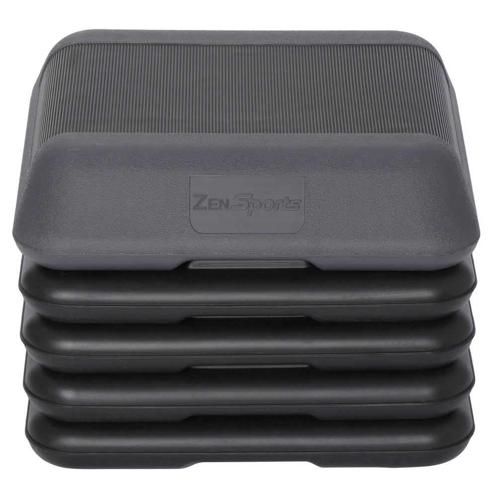 High-Intensity Step Aerobic Exercise Platform Nonslip with 4 Risers Exercise