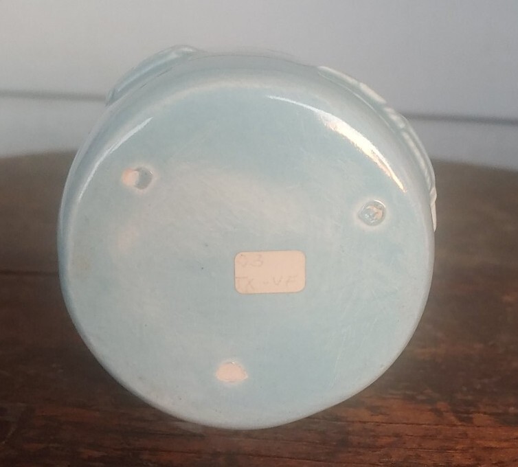 Vintage Blue Seattle Consistory Vase