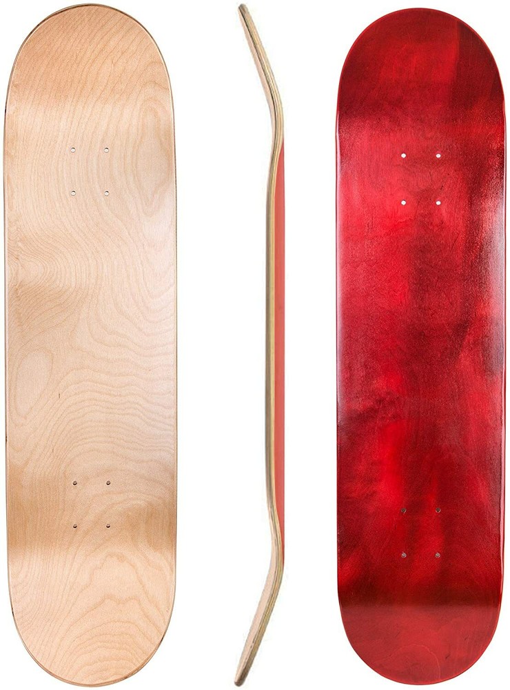 Cal 7 Blank 7.75" Maple Skateboard Deck - Multiple Colors