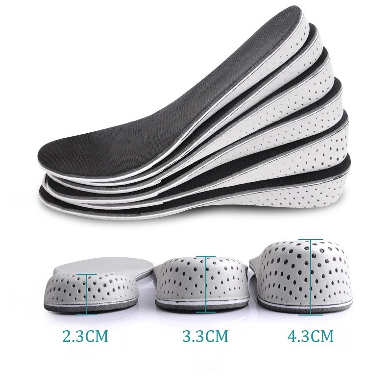 Men Women Invisible Height Increase Insoles Heel Lift Taller Shoe Inserts Pad US