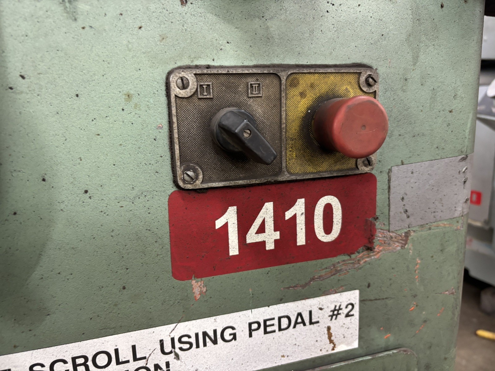 1985 1-1/4" STEINWEG MODEL #B32 REBAR, ROD & BAR ROTARY BENDER